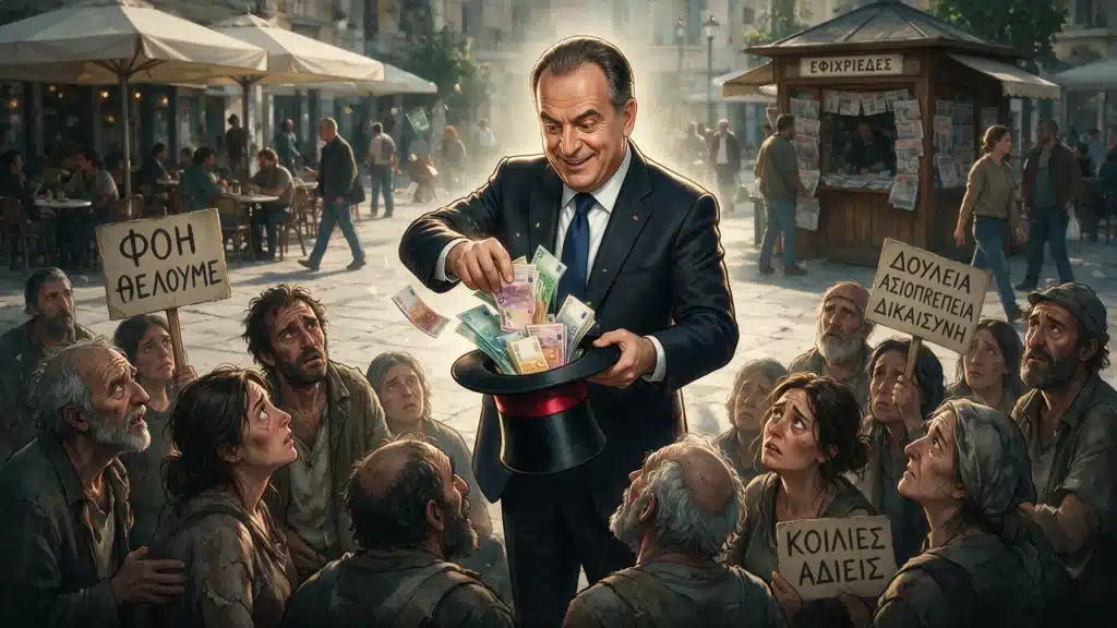 Ο Μάγος υπουργός θα βγάλει χρήματα από το καπέλο του