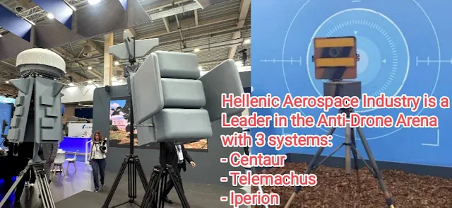 ΕΑΒ μια από τις λίγες εταιρείες παγκοσμίως με τρία ολοκληρωμένα συστήματα Anti‑Drone