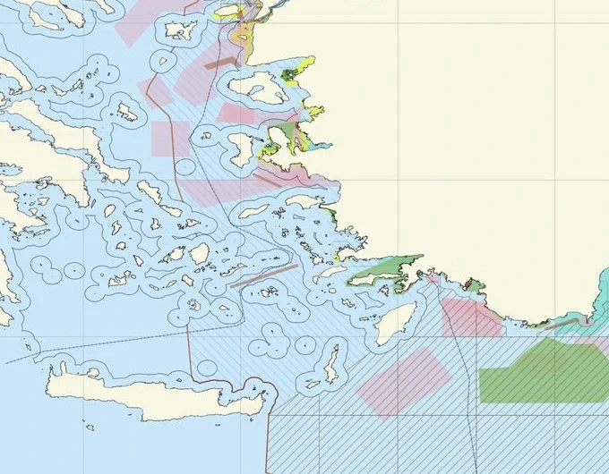 Η τουρκία με προκλητική ενέργεια χωρίζει το Αιγαίο στην μέση