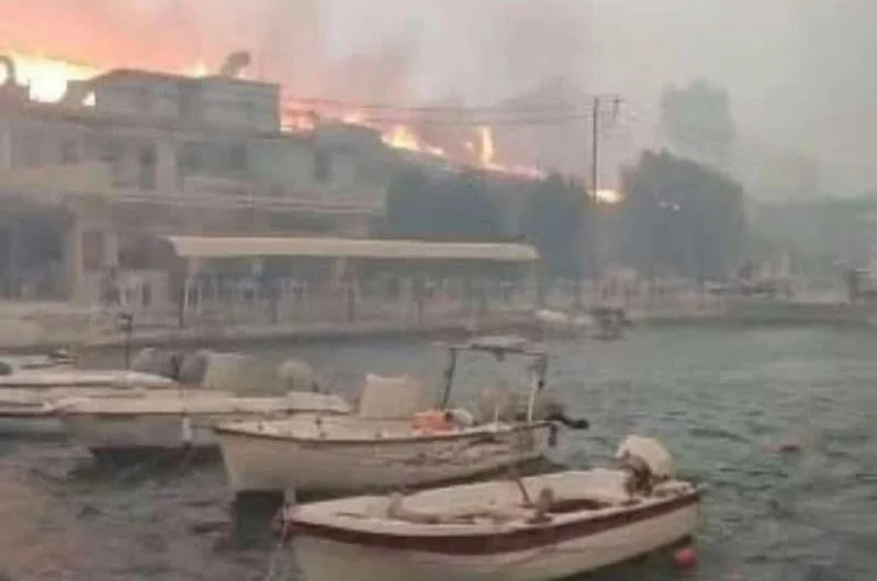 Φωτιές στην Χίο