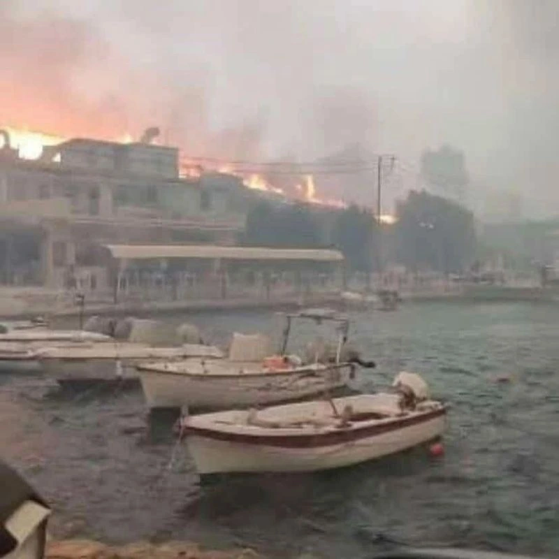 Φωτιες χίος