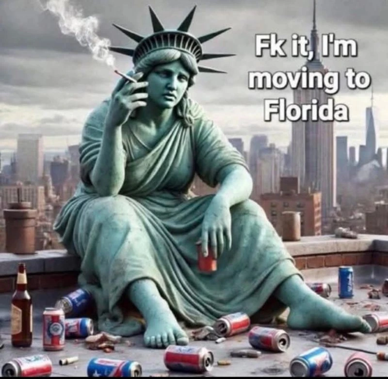 Το άγαλμα της Ελευθερίας φεύγει για Φλόριντα