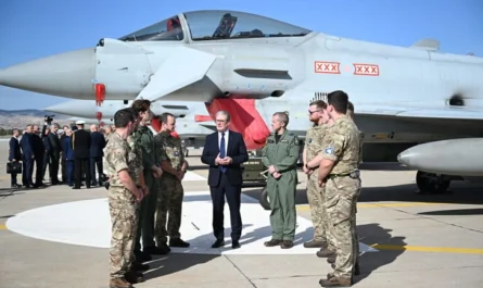 Keir Starmer visits Murted Air Base