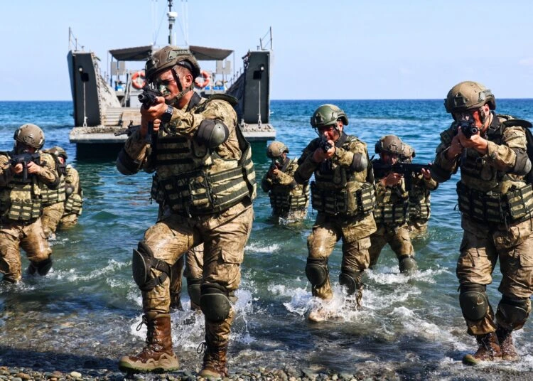 Τουρκικές Ενοπλες Δυνάμεις σε Αποβατική ενέργεια