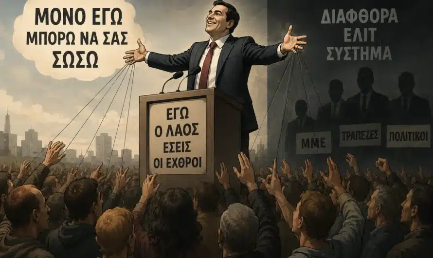 Μόνον έτσι πεθαίνει ο λαϊκισμός